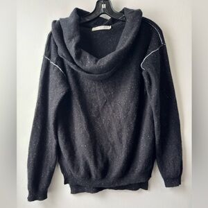 One Grey Day 100% Cashmere Pullover Sweater Sz L